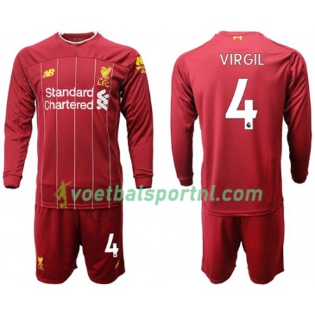 Liverpool Virgil van Dijk 4 Kind Thuis Tenue 2019-20 L/S Liverpool Virgil van Dijk 4 Kind Thuis Tenue 2019-20 L/S